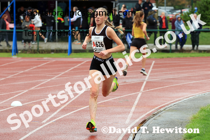 Womens Under-17s 2025 Northern Athletics Autumn Road Relays, Leigh, Lancashire. Photo: David T. Hewitson/Sports for All Pics